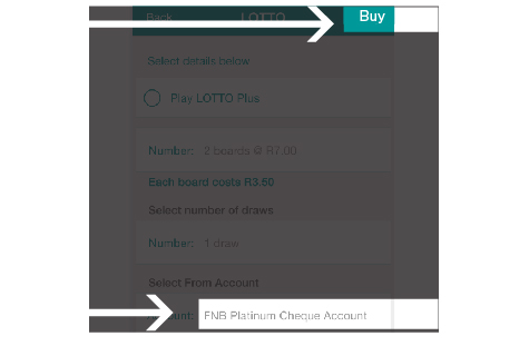 playing lotto on fnb app
